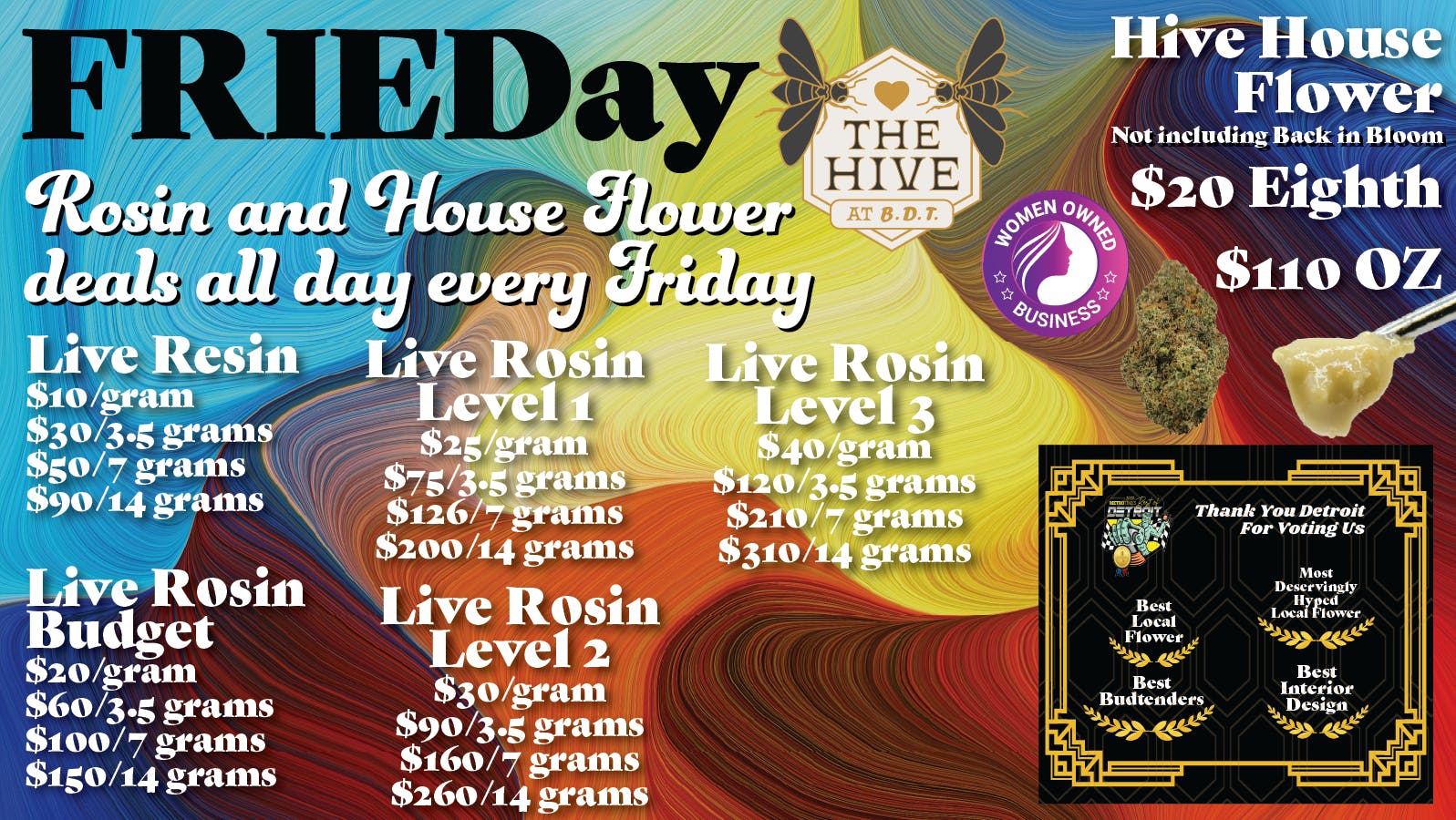 The Hive at BDT FRIEDay Deli Style Deals