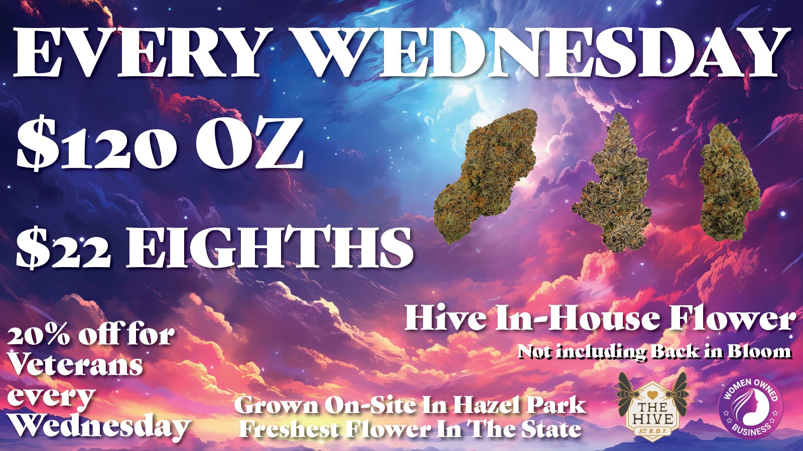 The Hive at BDT House Flower Wednesday Deal