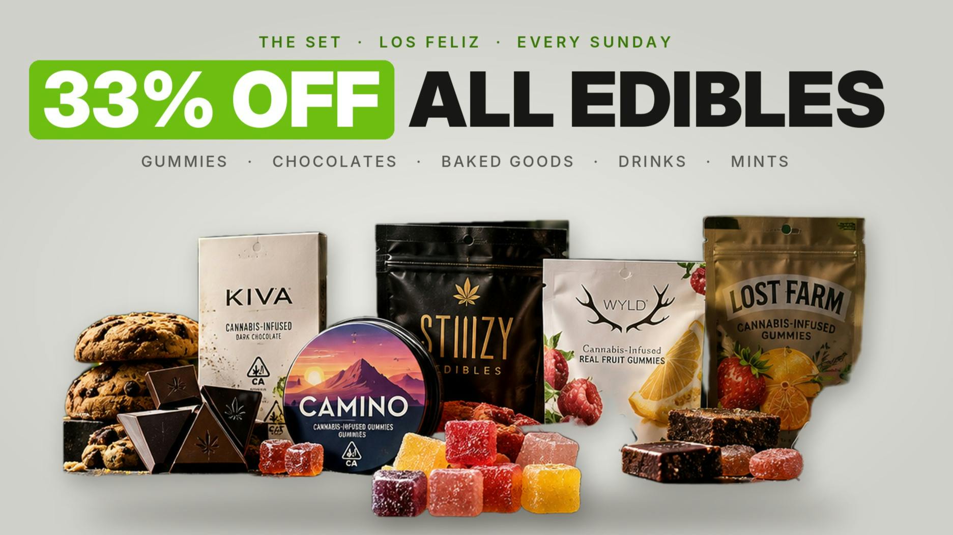 The Set Los Feliz 33% OFF ALL EDIBLES | DRINKS
