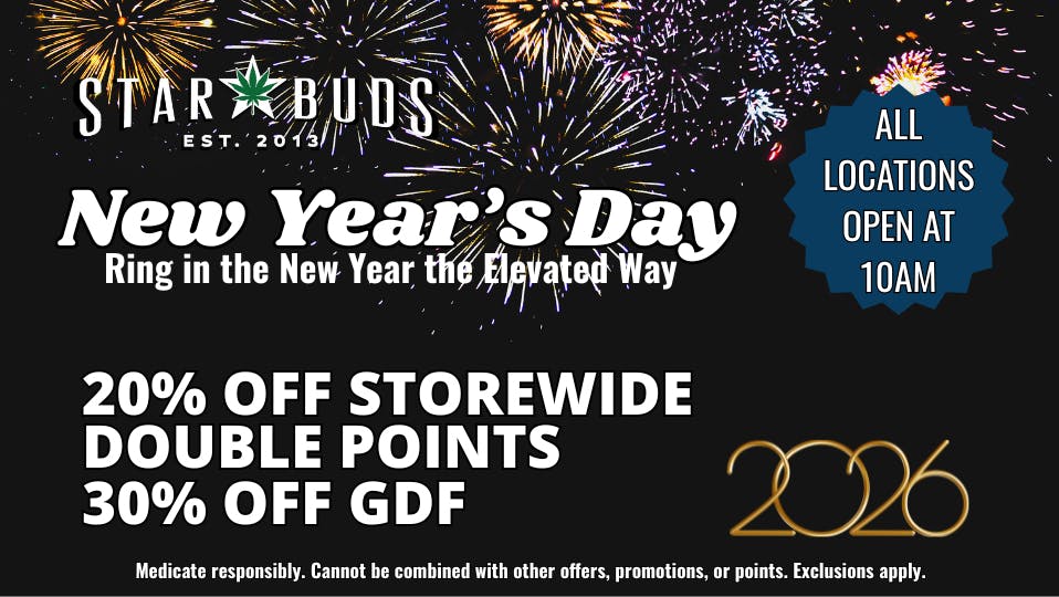 Star Buds Ocean Springs New Year's Day!