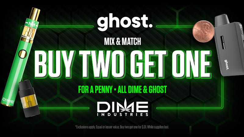 PurLife Dispensary - Shelton Ghost & DIME Mix n’ Match SAT – Buy 2, Get 1!