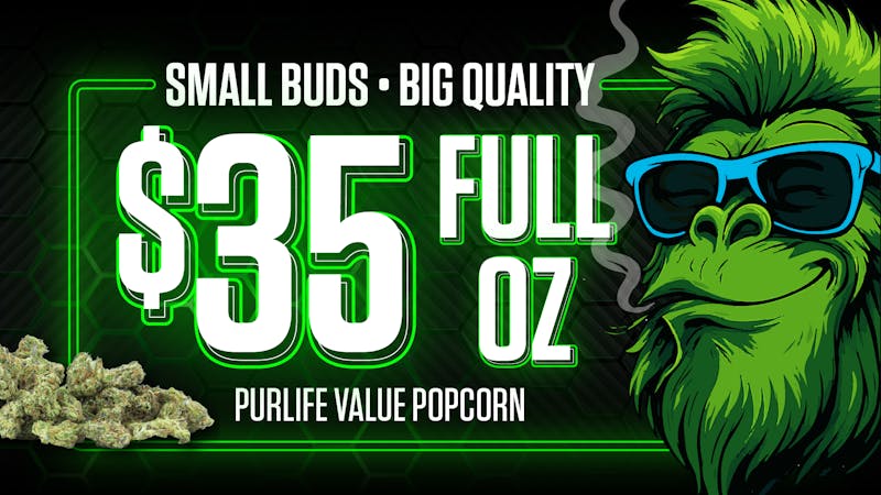 PurLife Dispensary - Truth or Consequences $35 Popcorn Oz!
