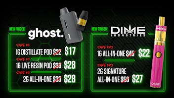 PurLife Dispensary - Las Cruces New Ghost & Dime Drop!