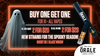 PurLife Dispensary - Truth or Consequences Buy 1, Get 1 ORALE Vapes!