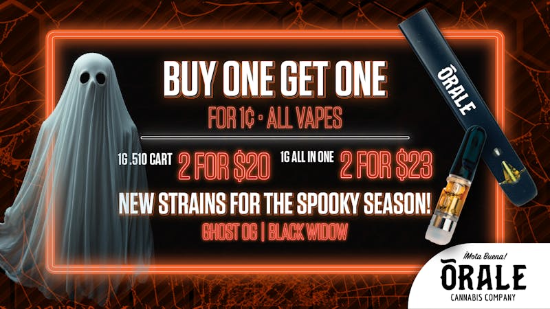 PurLife Dispensary - Menaul Buy 1, Get 1 ORALE Vapes!