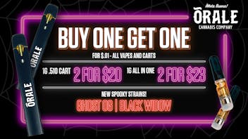 PurLife Dispensary - Tramway Buy 1, Get 1 ORALE Vapes!