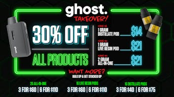 PurLife - Santa Fe 30% Off Ghost Vapes!