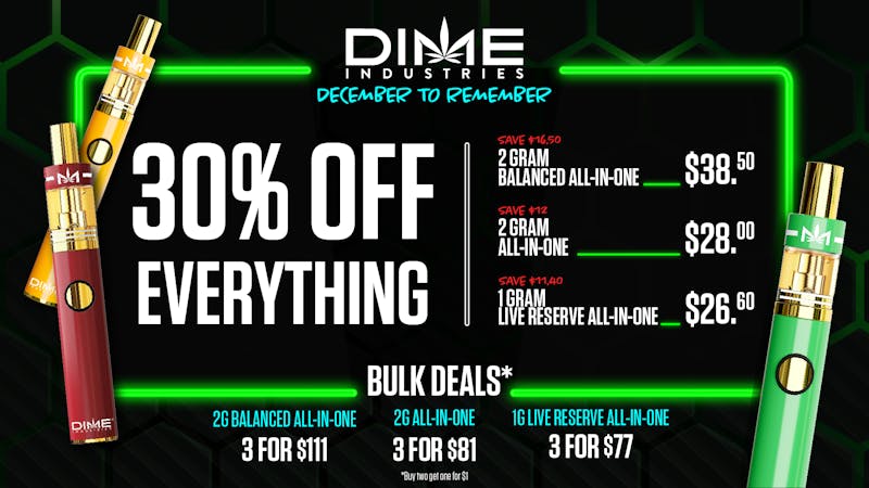 PurLife Dispensary - Clovis DIME - 30% Off!