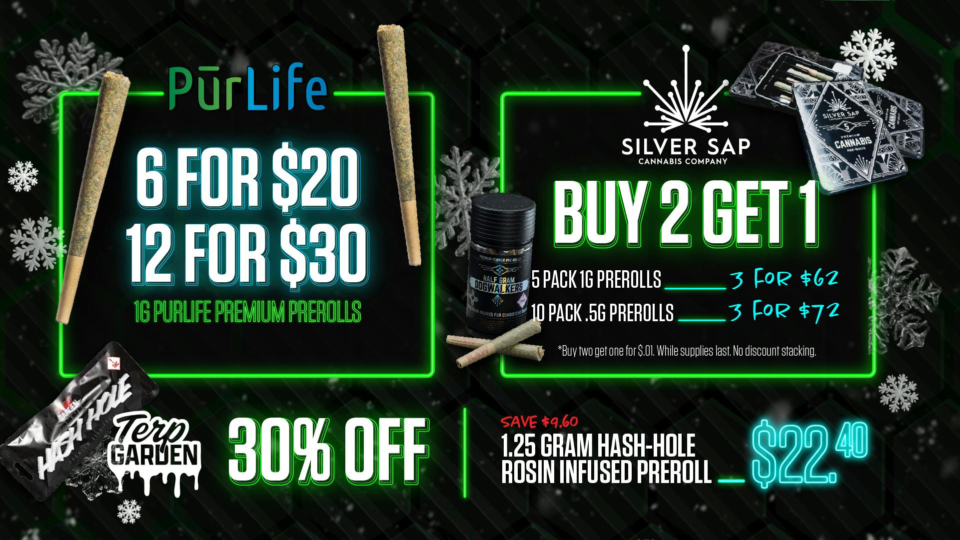 PurLife Bernalillo Buy 2, Get 1 Flight Bites & Silver Sap!