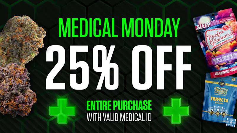 PurLife Dispensary - Las Cruces ✨ Medical Monday: 25% Off for Medical Patients! ✨