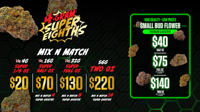 PurLife Bernalillo $220 PurLife 4g Indoor Super 2oz!