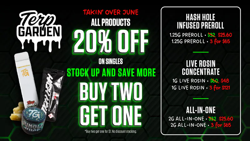 PurLife - Santa Fe Terp Garden – 20% Off | Buy 2, Get 1 $1!