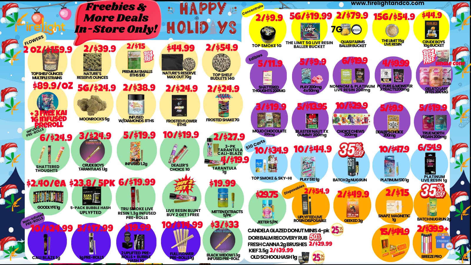 Firelight and Co 📍 December Deals Worth the Drive, Bundle Specials