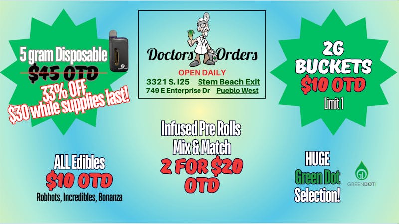 Doctor's Orders West Fall Blowout Sale!!