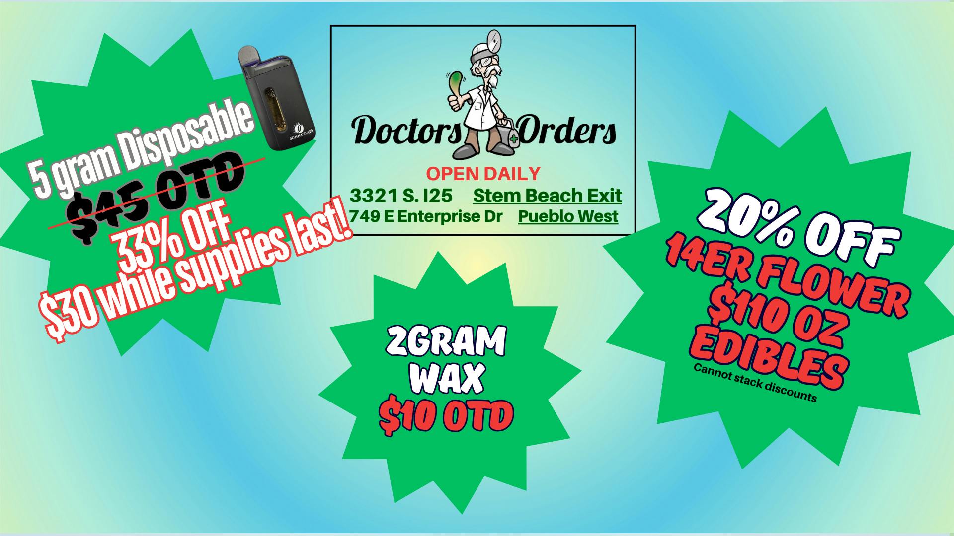 Doctors Orders Stem Beach New Year Sale!