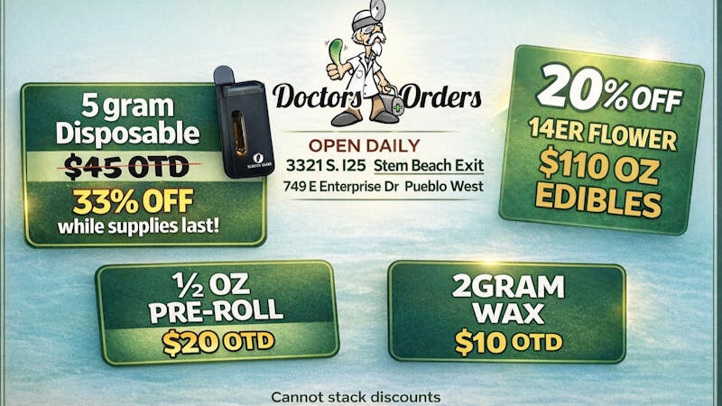 Doctor's Orders West New Year Sale!