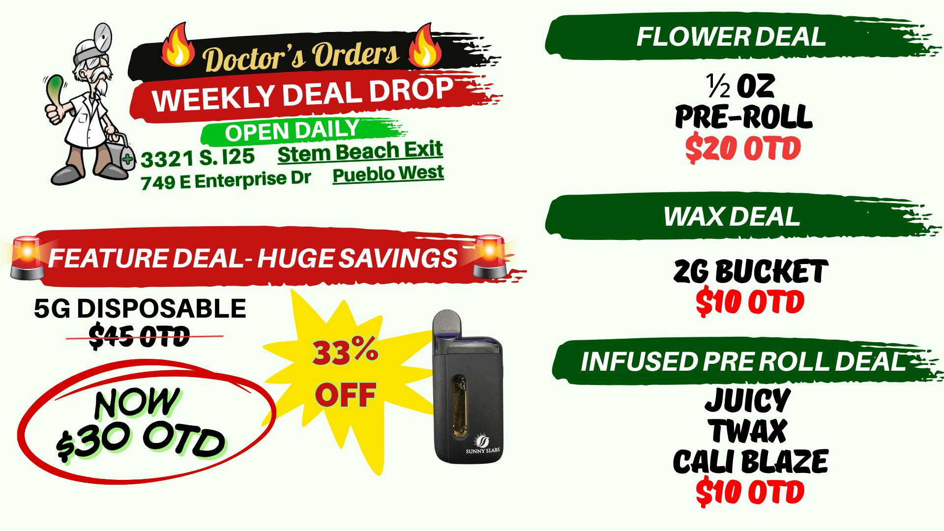 Doctors Orders Stem Beach HOT NEW DEALS!!