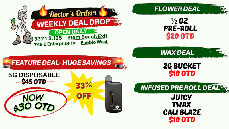 Doctor's Orders West HOT NEW DEALS!!