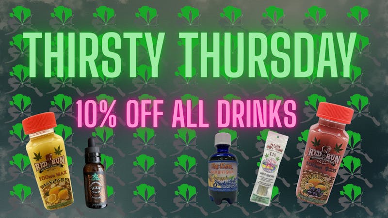 Stash Cannabis Company Thirsty Thursday!!