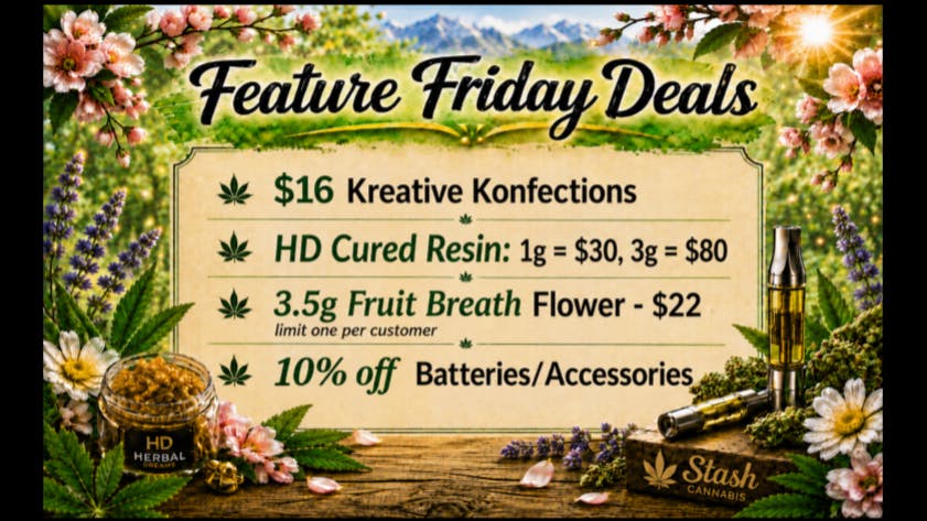Stash Cannabis Company Feature Friday!!!