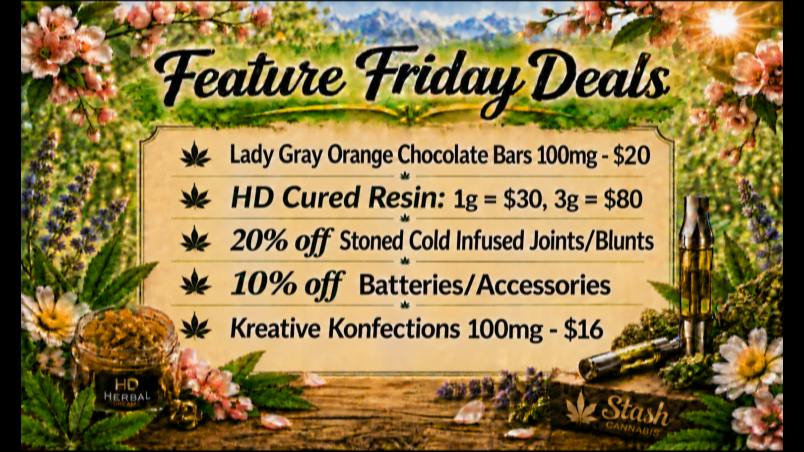 Stash Cannabis Company Feature Friday!!!