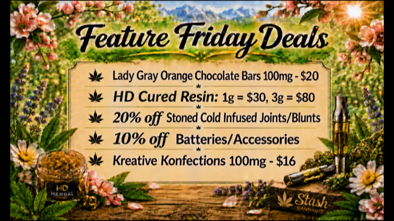 Stash Cannabis Company Feature Friday!!!