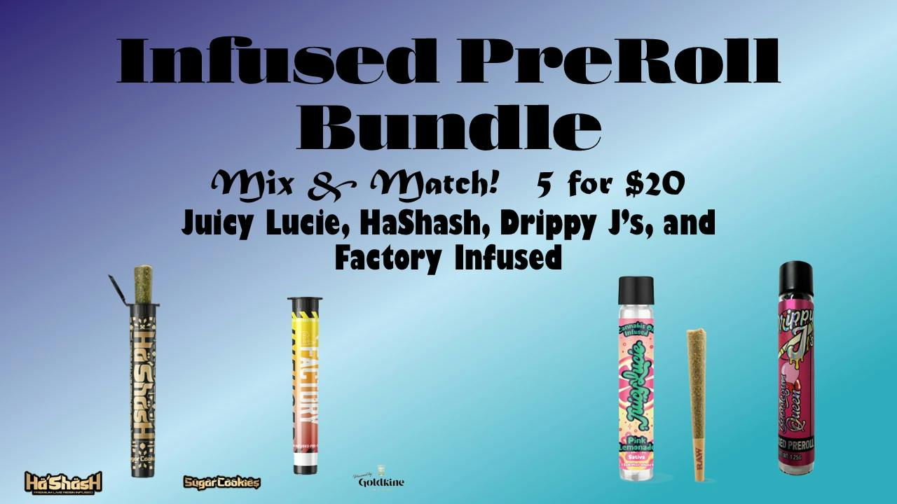 Glazed and Confused Infused pre rolls