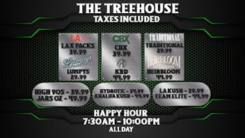 The Treehouse Dispensary & Delivery NEW FLOWER DEALS