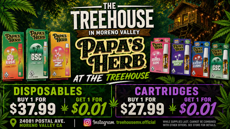 The Cannabis Group Delivery B1G1 PAPA'S HERB CARTS