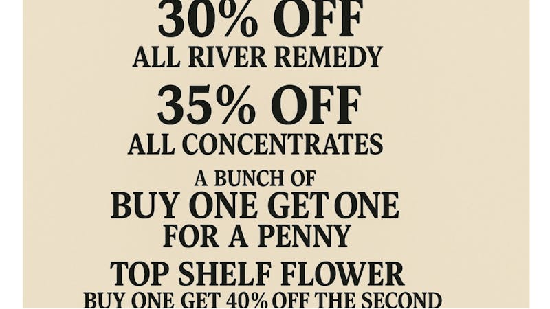 Mississippi Magnolia Canna - Columbus WEEKLY WRAP UP SALE !!