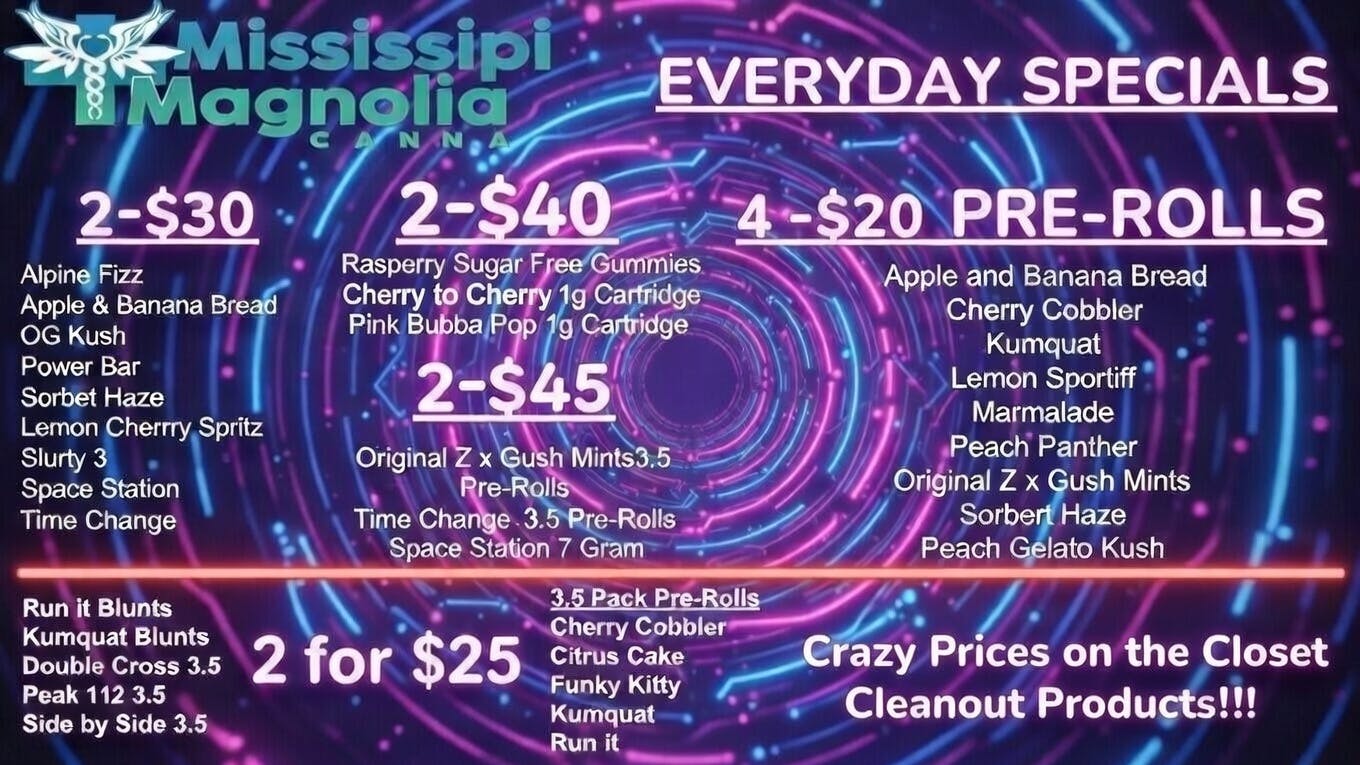 Mississippi Magnolia Canna - Columbus **Mississippi Magnolia Canna – Columbus Everyday S