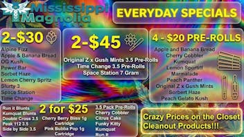 Mississippi Magnolia Canna - Columbus 🔥 Mix & Match Eighths — 2 for $25 🔥