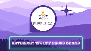 Purple Co - Forest Ave Purple Haze Saturdaze - 15% OFF House Brand Items