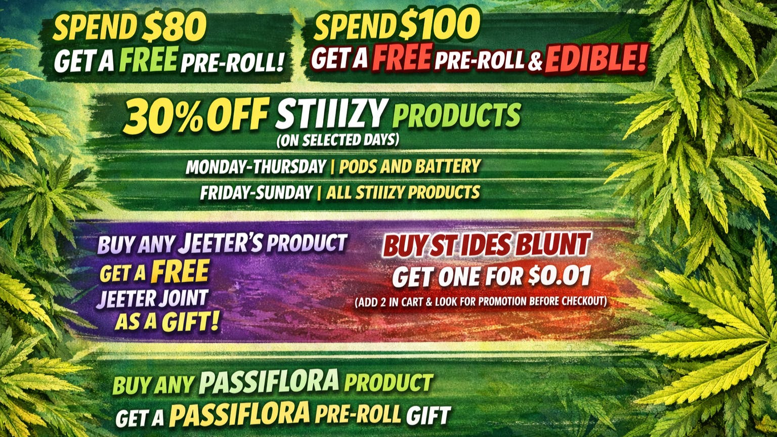 Bud Bees - Woodland Hills SPEND $80$100 FREE DELIGHTS EDIBLE & PASSIFLORA 1G