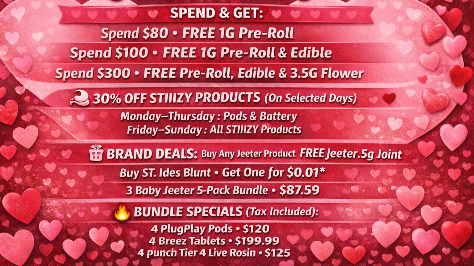 Bud Bees - Hollywood THE MORE YOU SPEND THE MORE GIFTS YOU GET!!