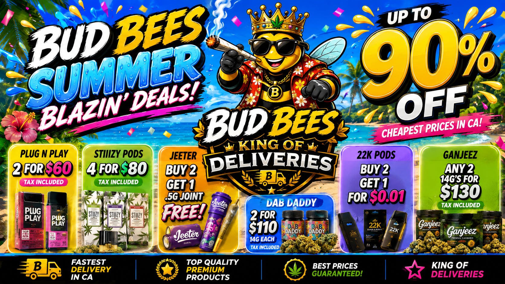 Bud Bees - Woodland Hills 🔥BLAZIN' DEALS!🔥UP TO 90% OFF! + CRAZY BUNDDLES