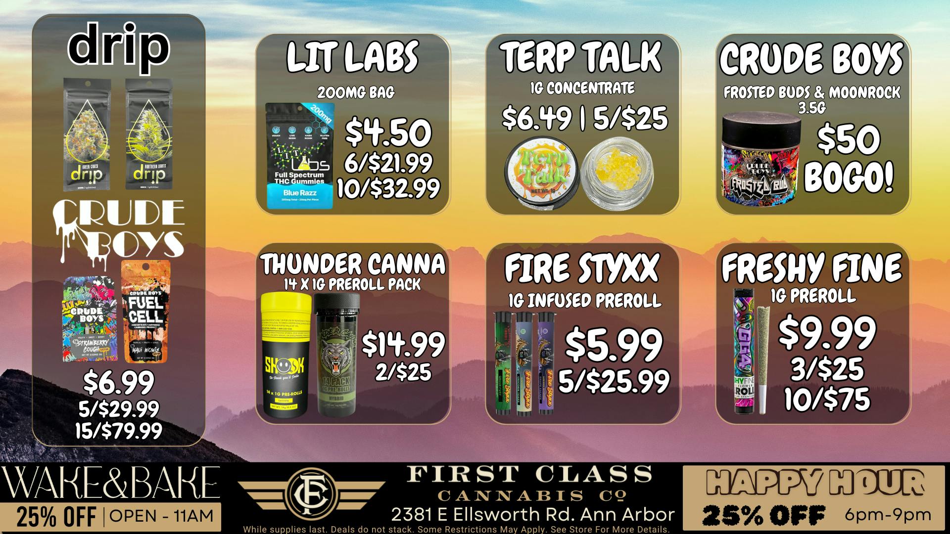 First Class Cannabis - Ann Arbor First Class Ann Arbor Deals!