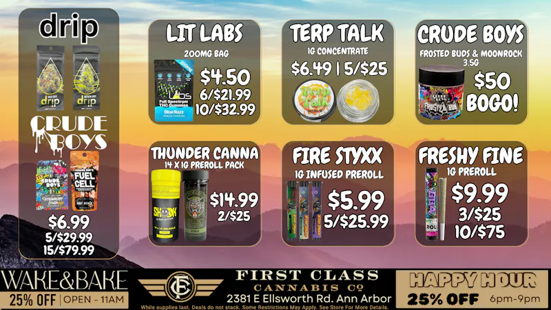 First Class Cannabis - Ann Arbor First Class Ann Arbor Deals!