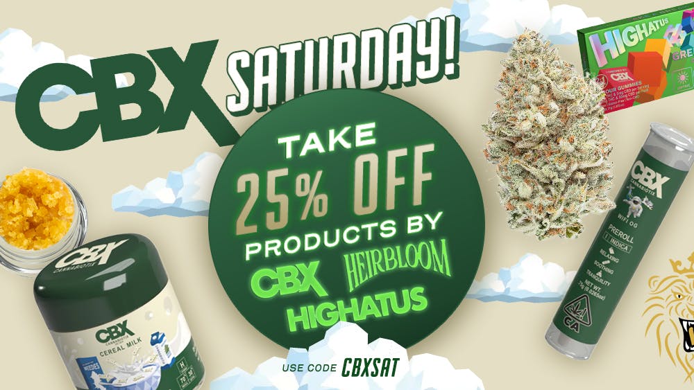 420 Kingdom 25% Off CBX, Heirbloom, & Highatus Products!