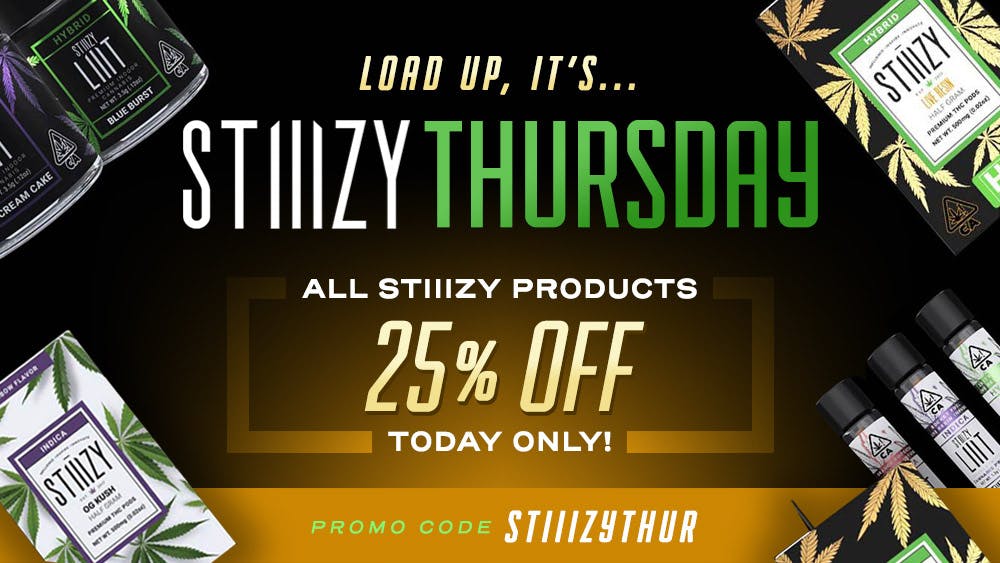 420 Kingdom Stiiizy Thursday: 25% Off Stiiizy Products