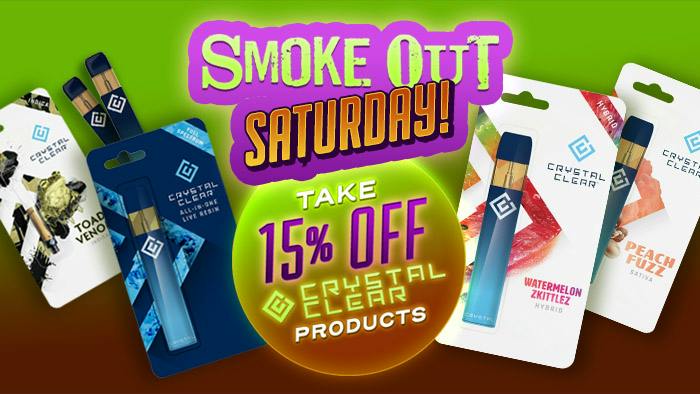 420 Kingdom Smoke Out Saturday: Get 15% Off Crystal Clear!