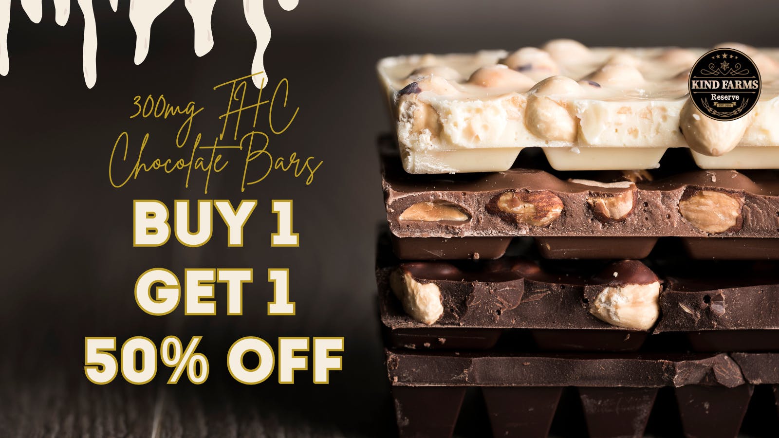 First Class Cannabis - Delivery BUY 1 GET 1 HALF OFF CHOCOLATE BARS