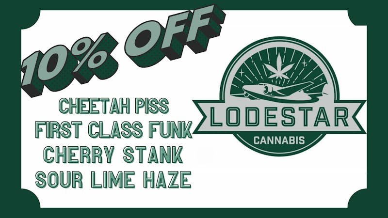 First Class Cannabis 10% OFF LODESTAR FLOWER