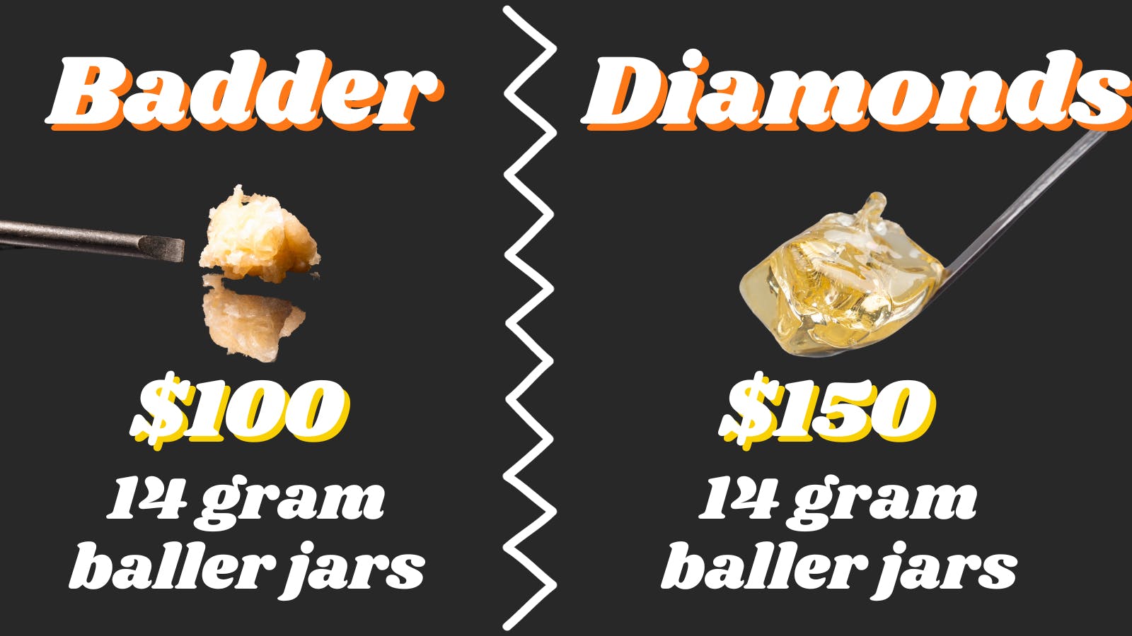 First Class Cannabis - Delivery BADDER 14G $100 DIAMONDS 14G $150