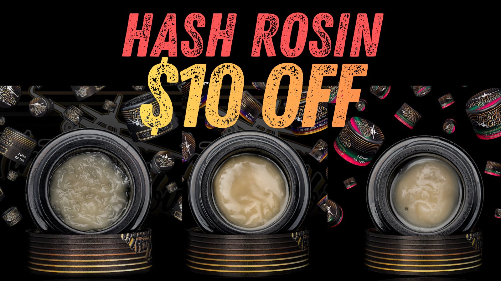 First Class Cannabis - Biddeford $10 OFF HASH ROSIN