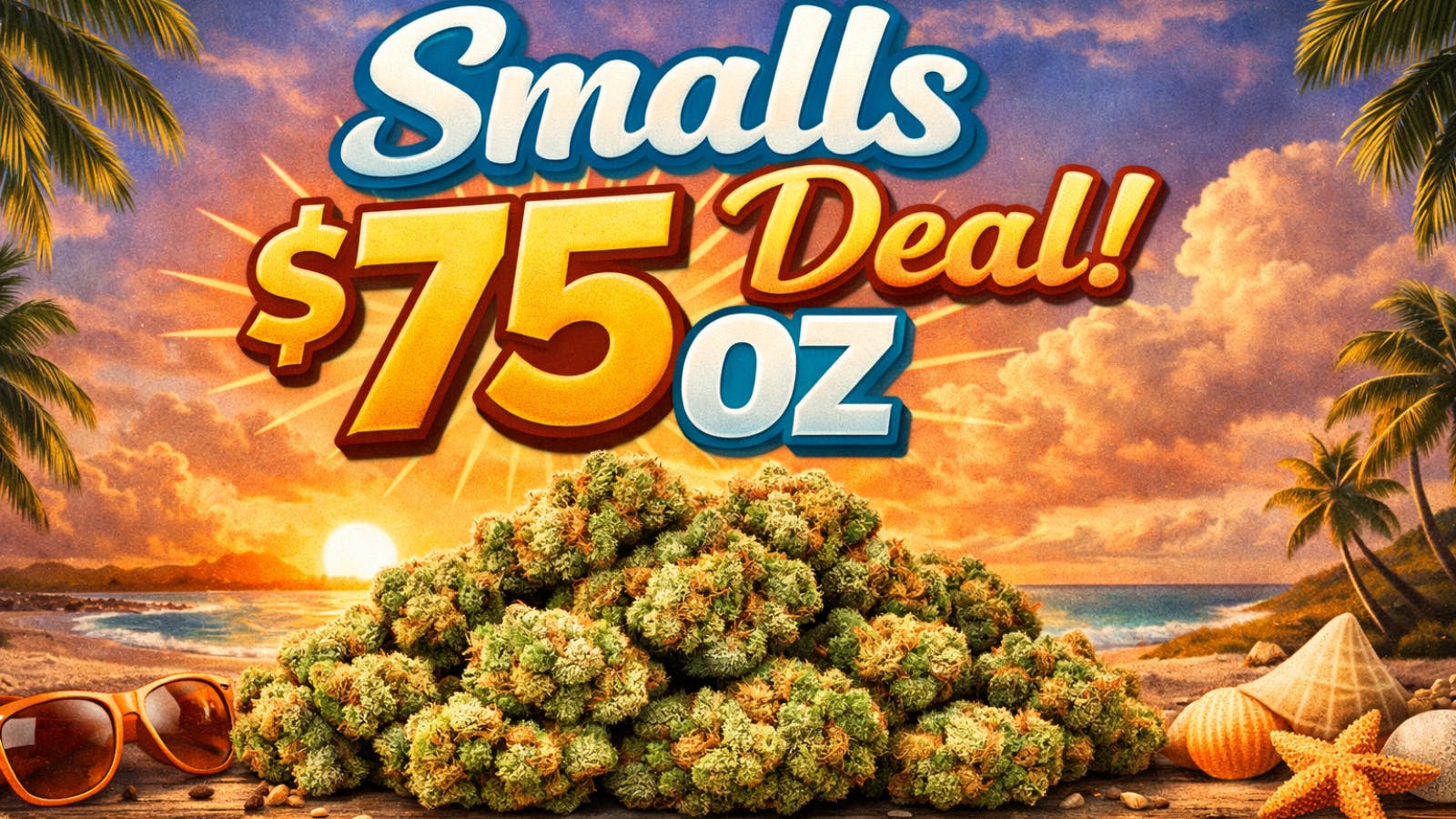 First Class Cannabis - Biddeford SMALL BUDS $75 OZ