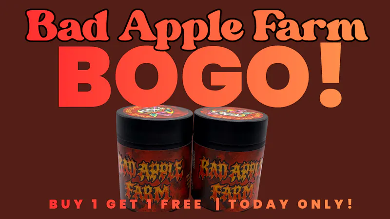 First Class Cannabis - Delivery BUY 1 GET 1 FREE BAD APPLE FARM FLOWER