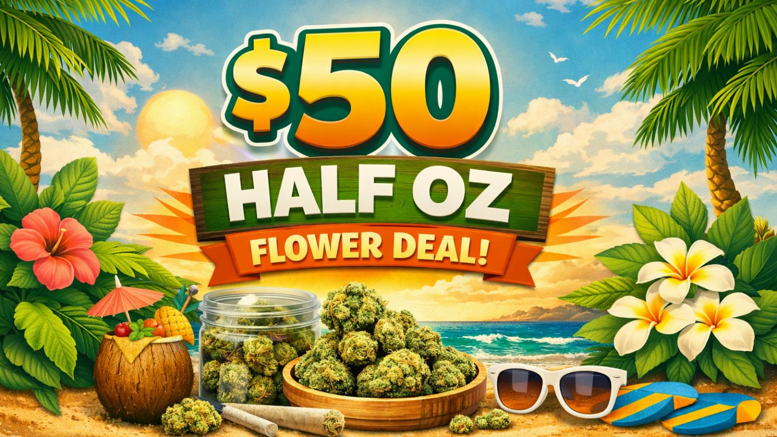 First Class Cannabis - Delivery $50 HALF OZ *SELECT STRAINS*