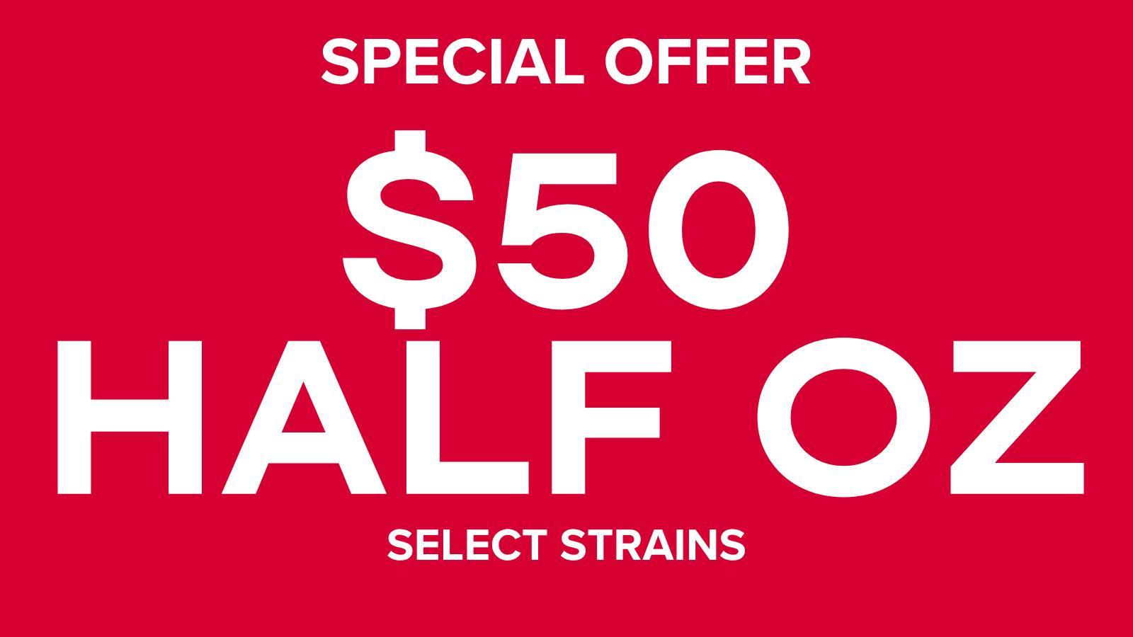 First Class Cannabis - Delivery $50 HALF OZ BUDS