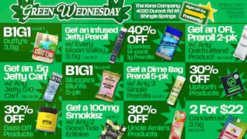 The Kana Company Green Wendesday = Crazy Deals🍃🔥 KanaCo!